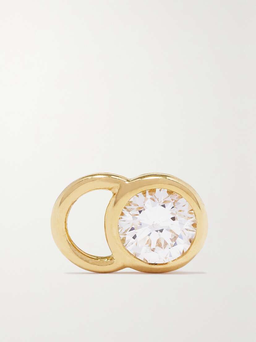 Courbet Co Mono 18-karat Recycled Gold Laboratory-grown Diamond Single Earring