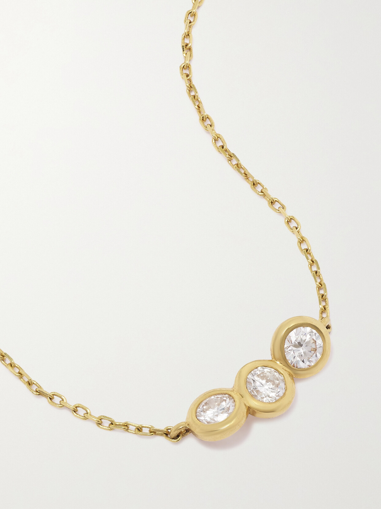 Courbet - Origine 2 Courbet 18-karat Recycled Gold, Laboratory-grown Diamond And Emerald Necklace - one size