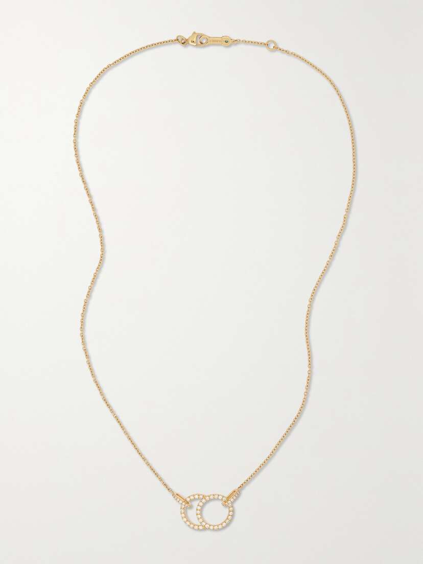 COURBET Céleste 18-karat Recycled  Laboratory-grown Diamond Necklace