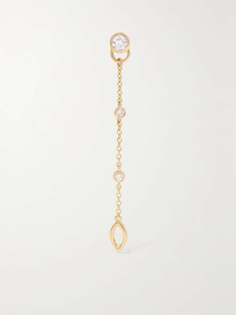 Courbet Co Mono 18-karat Recycled Gold Laboratory-grown Diamond Single Earring