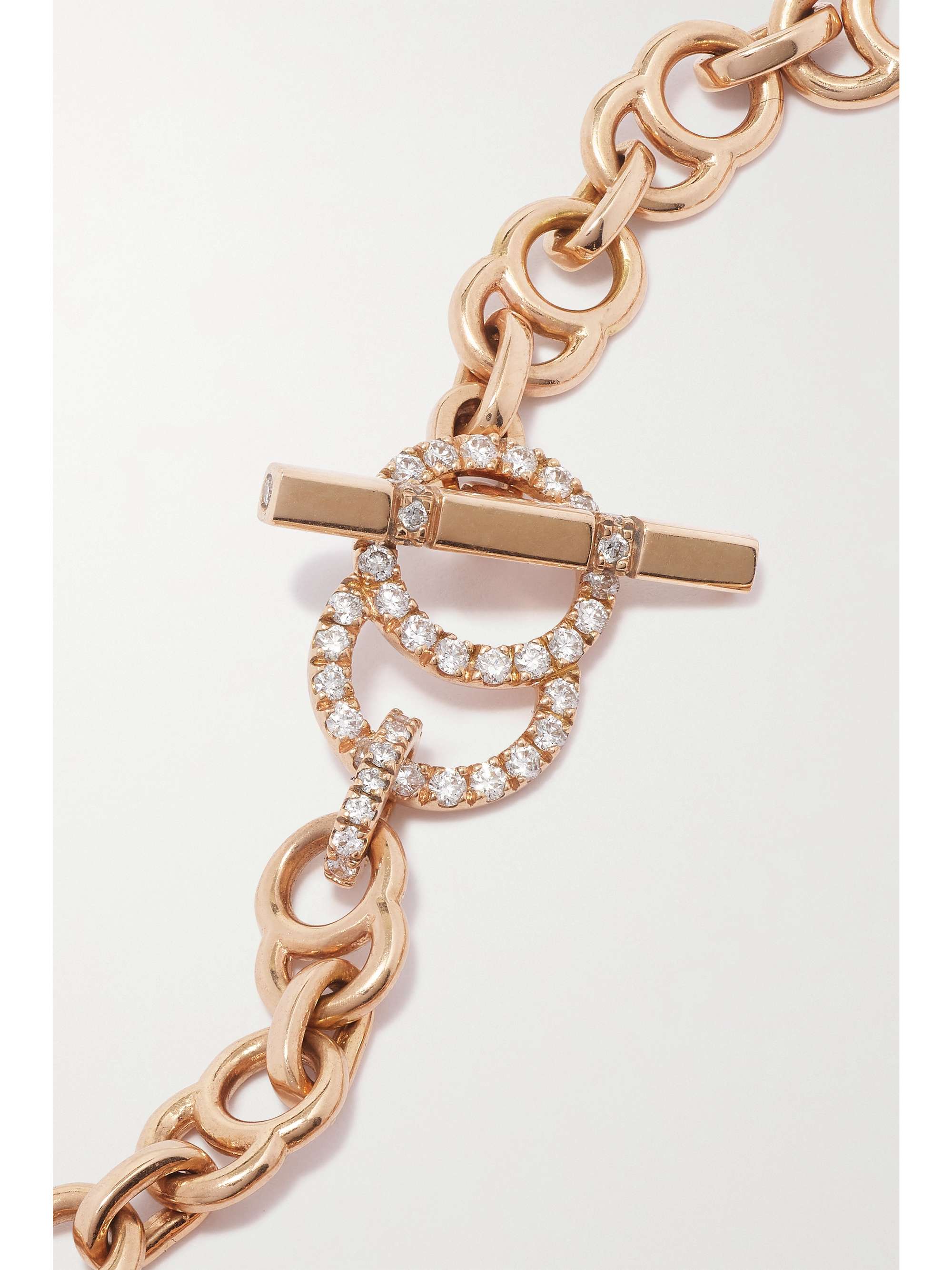 COURBET Céleste 18-karat recycled rose gold laboratory-grown diamond bracelet