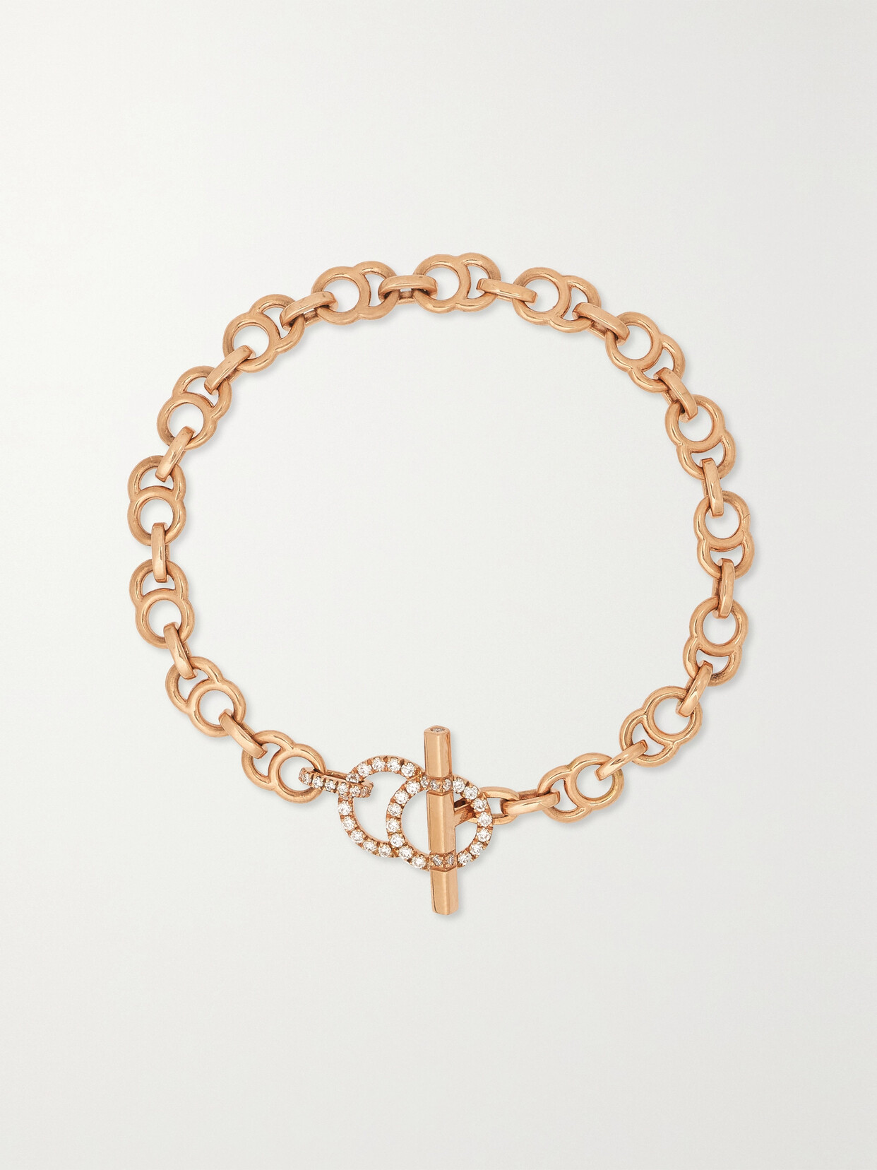 Courbet - Céleste 18-karat Recycled Rose Gold Laboratory-grown Diamond Bracelet - one size