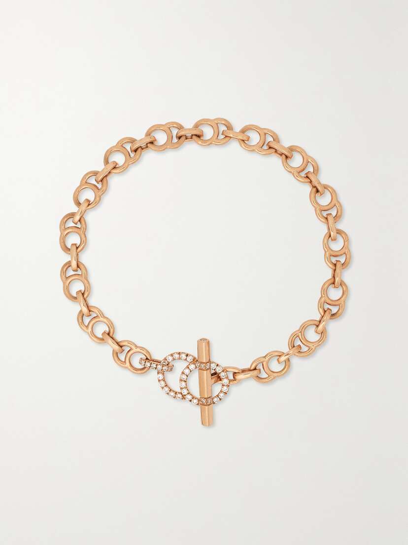 Courbet Céleste 18-karat Recycled Rose Gold Laboratory-grown Diamond Bracelet
