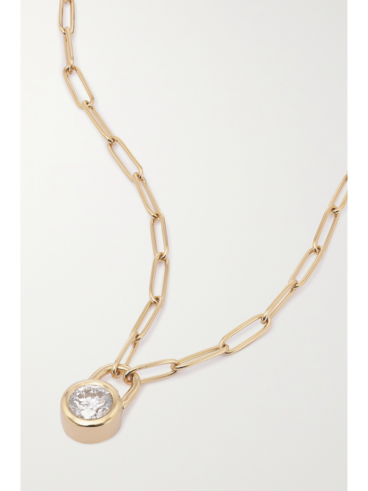 Courbet Pont Des Arts 18-karat Recycled Gold Laboratory-grown Diamond Necklace In Gold