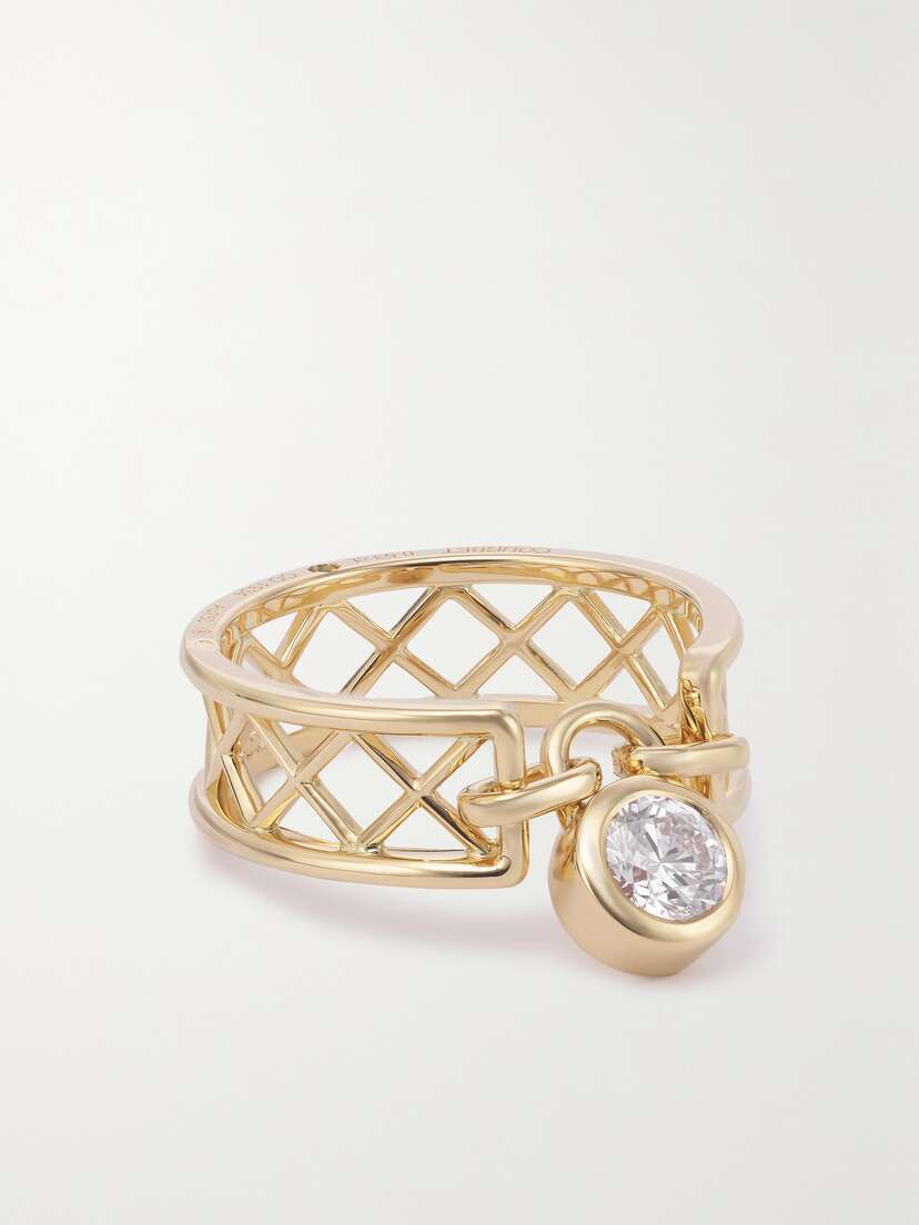 Courbet Pont Des Arts 18-karat Recycled Gold Laboratory-grown Diamond Ring