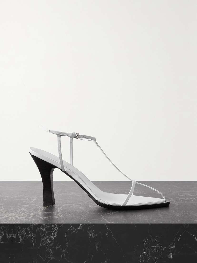 The Row T Bar Leather Sandals