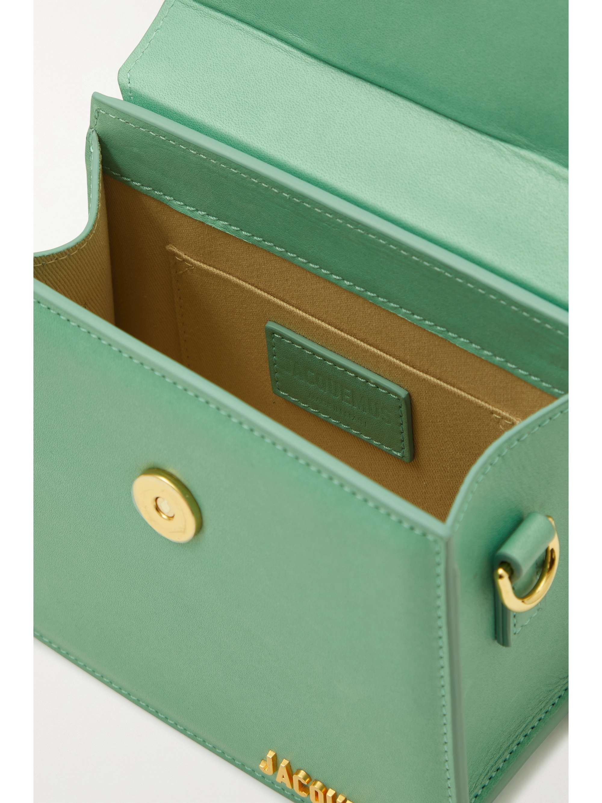 JACQUEMUS Le Chiquito Noeud leather shoulder bag NETAPORTER