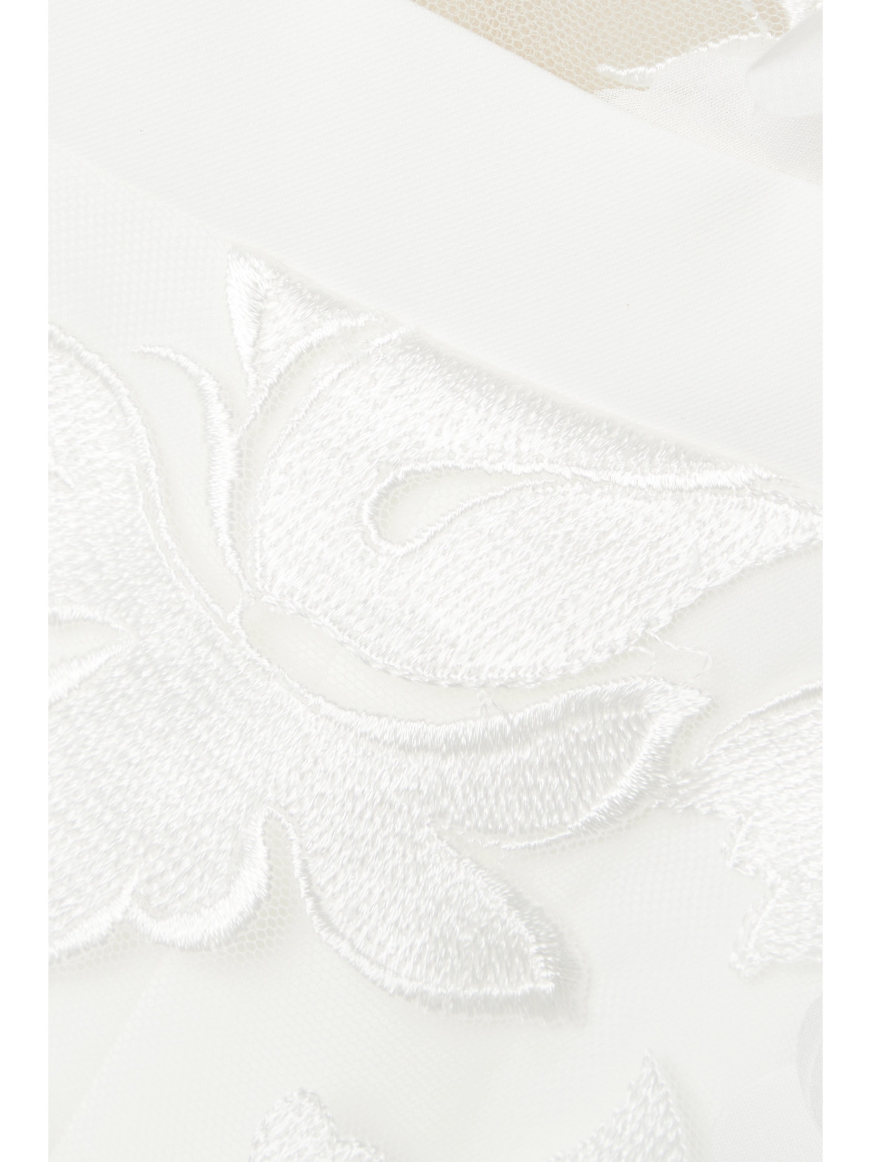Rime Arodaky Isla Open-back Appliquéd Tulle And Crepe Jumpsuit In White