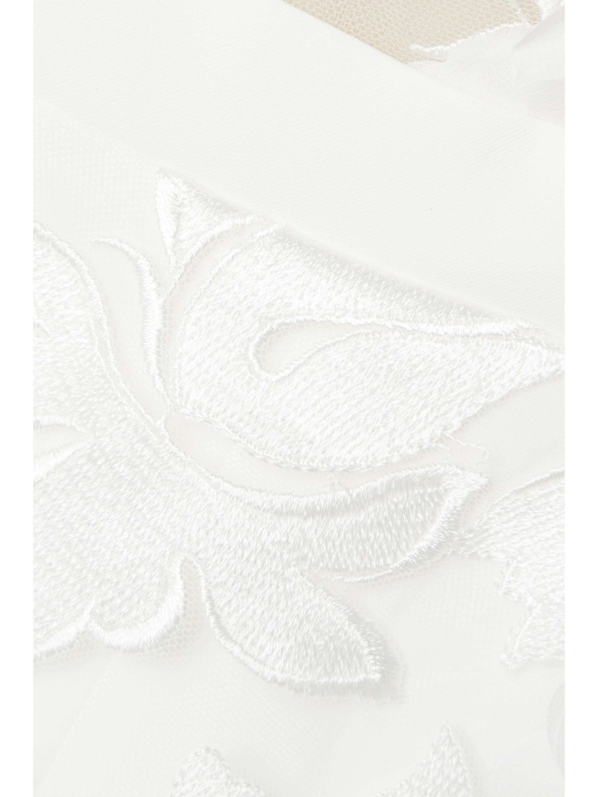 RIME ARODAKY Isla open-back appliquéd tulle and crepe jumpsuit