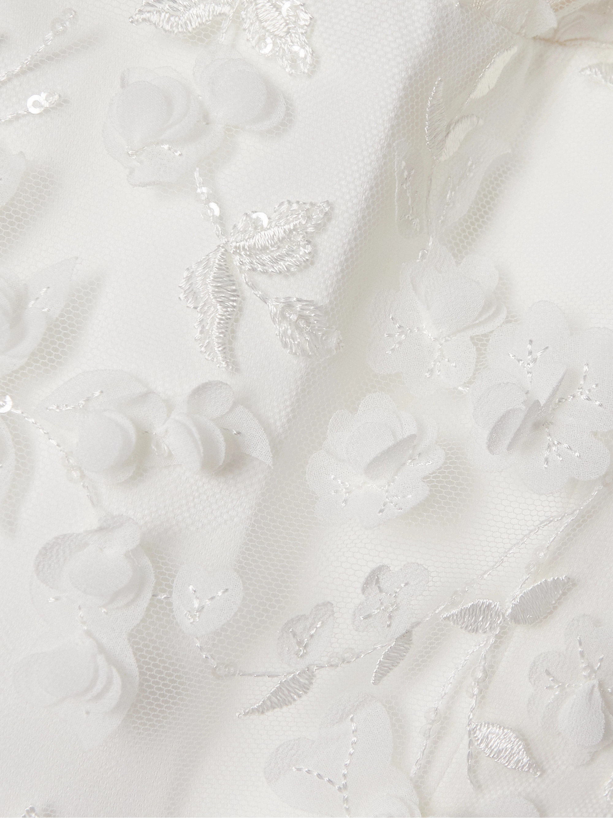 Rime Arodaky Oshun embellished embroidered tulle and crepe mini dress