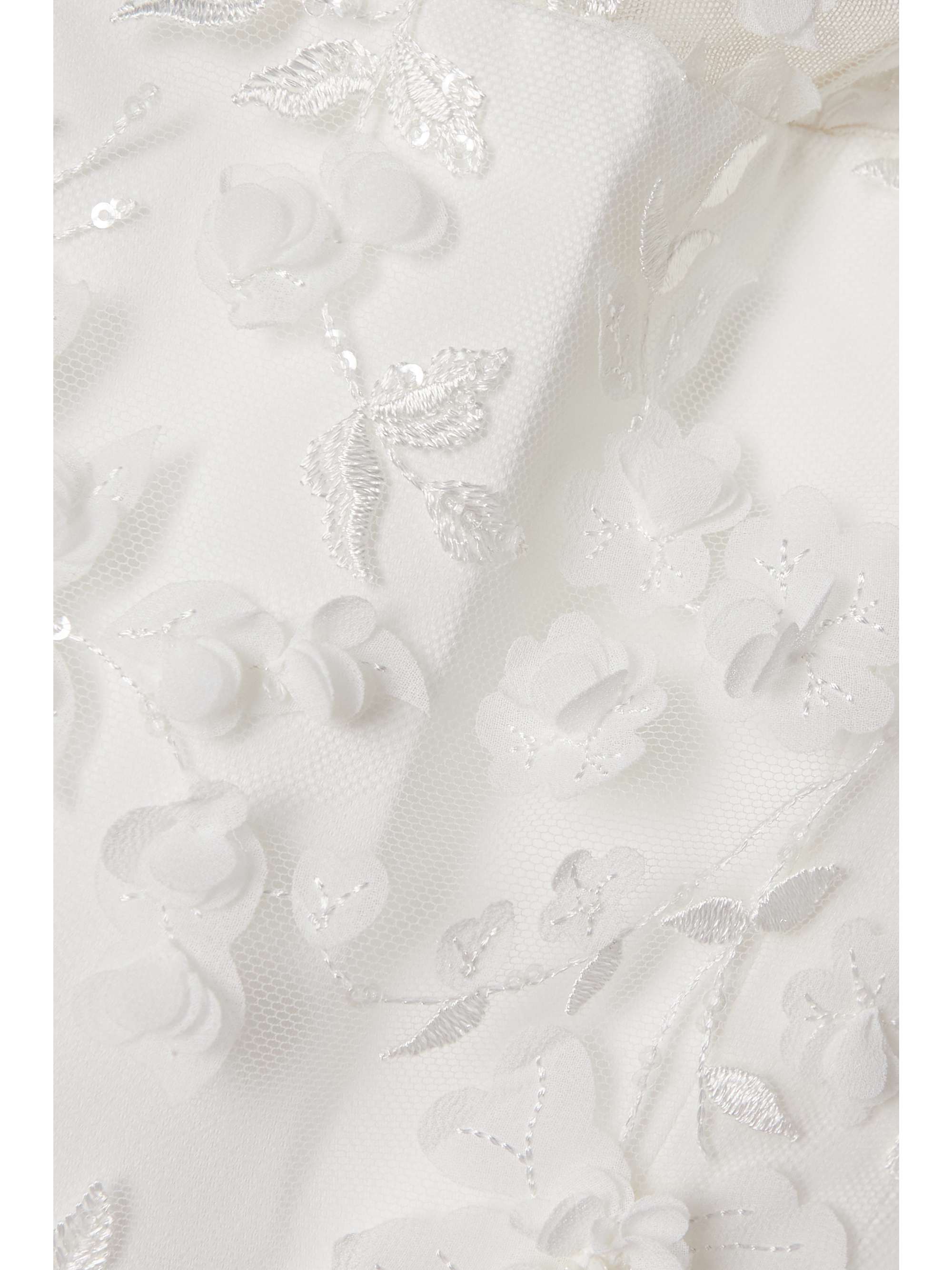 RIME ARODAKY Oshun embellished embroidered tulle and crepe mini dress