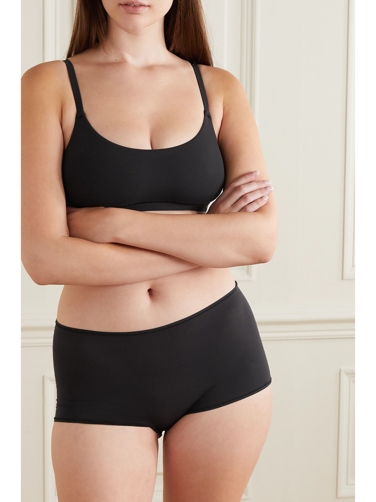 Skims Fits Everybody Boy Shorts In Black ModeSens