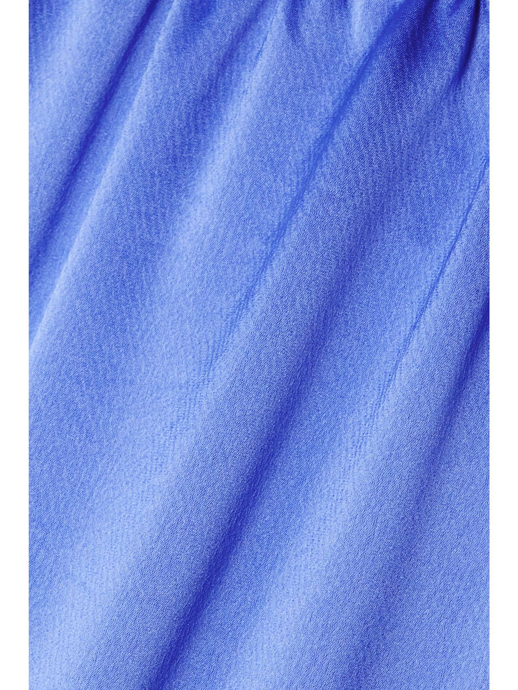 LESET Barb satin midi skirt