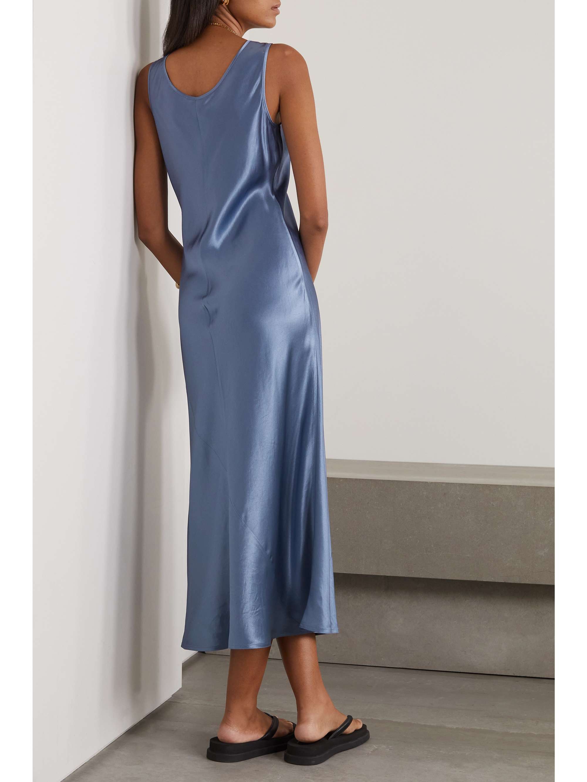 MAX MARA Ares satin-twill midi dress