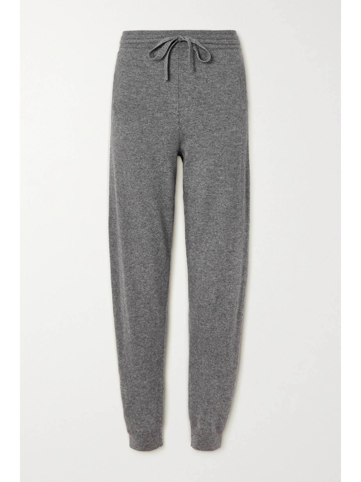 MAX MARA LEISURE CERVO WOOL AND CASHMERE-BLEND TAPERED TRACK PANTS