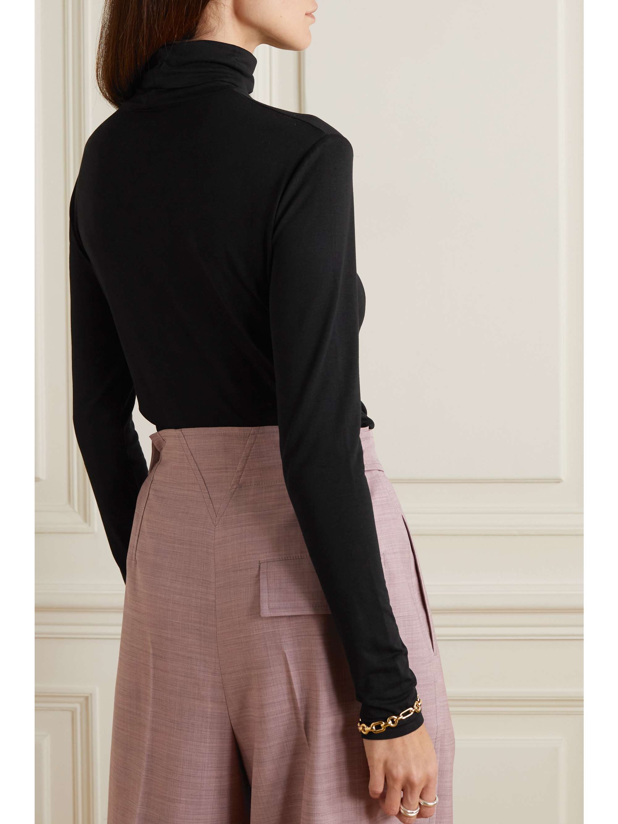 MAX MARA Leisure Dede stretch-jersey turtleneck sweater