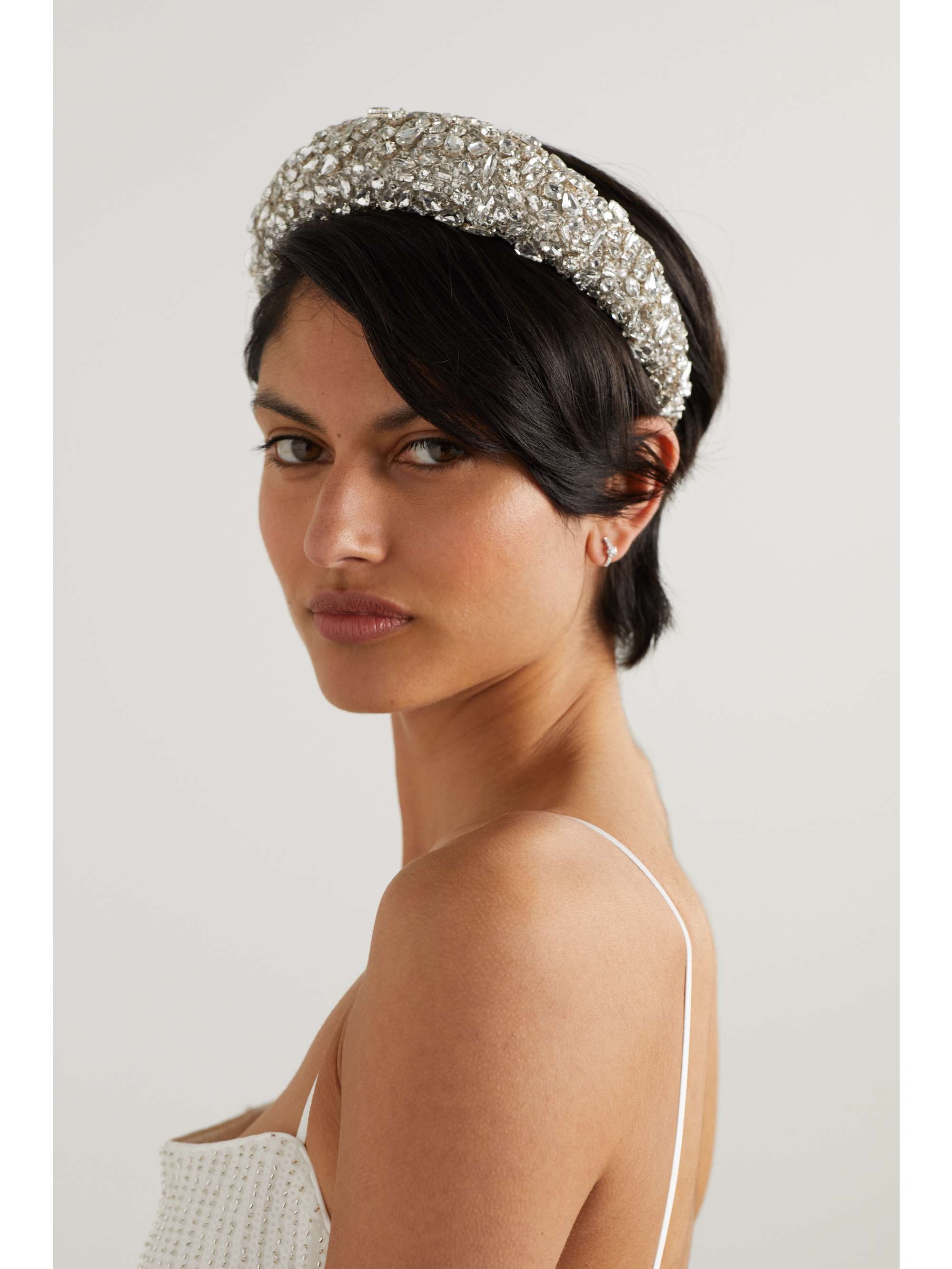 JENNIFER BEHR Medici embellished satin headband