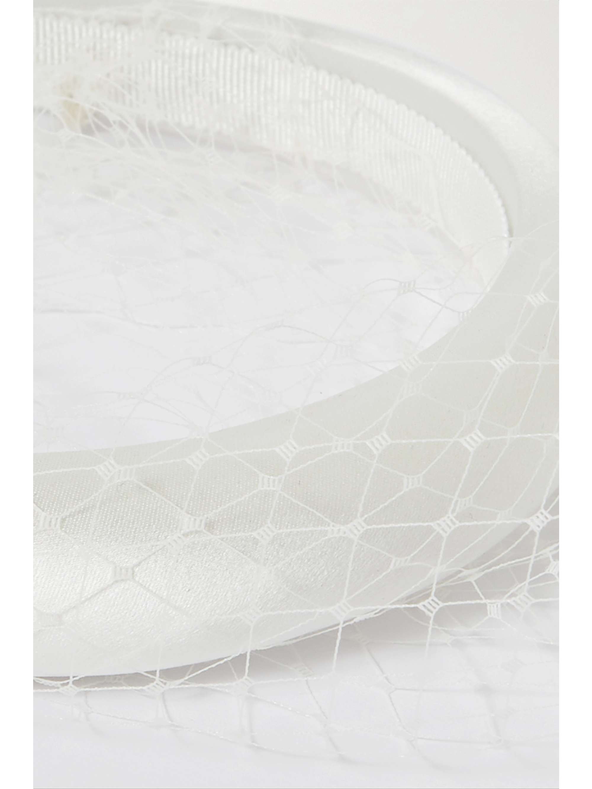 JENNIFER BEHR Tori Voilette meshtrimmed satin headband NETAPORTER