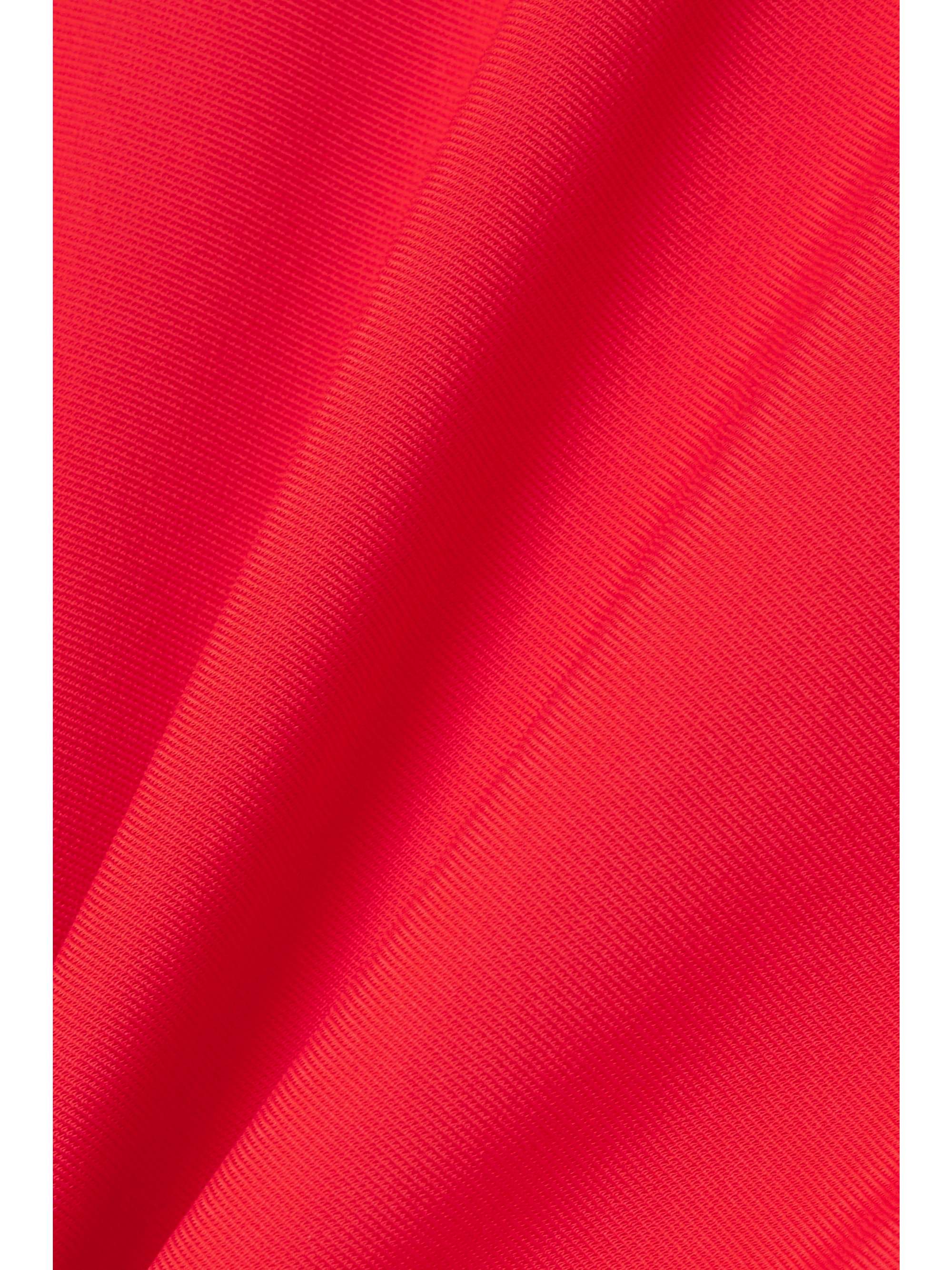 GAUCHERE Open-back twill halterneck top