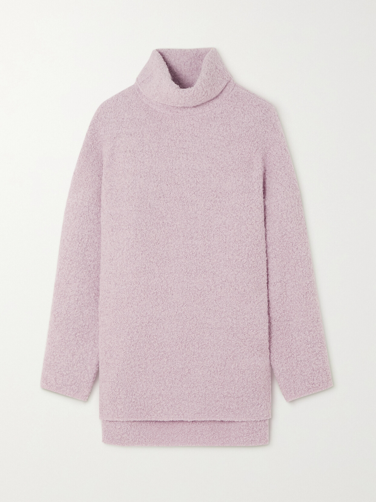 Gauchere Alpaca-blend Bouclé Turtleneck Sweater - Purple