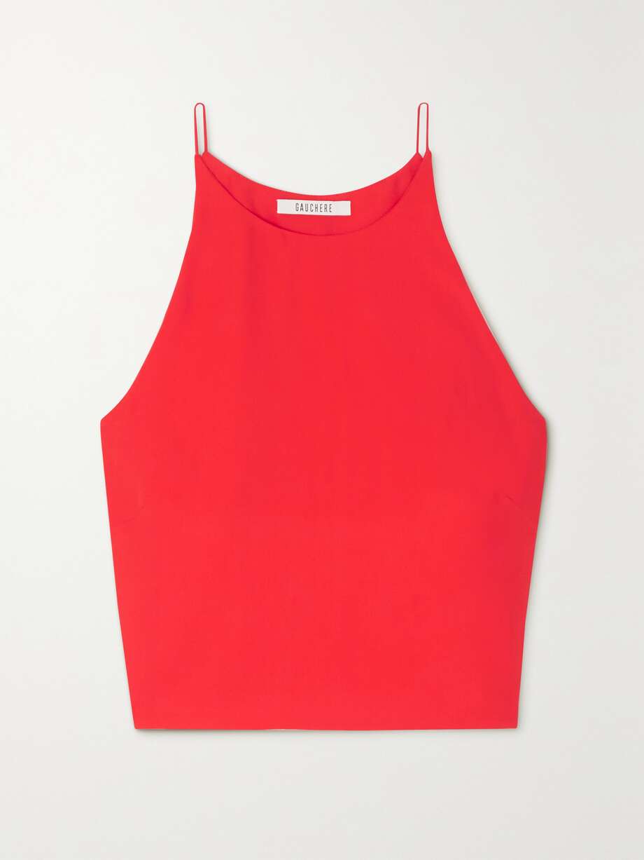 net-a-porter.com | Cropped twill camisole