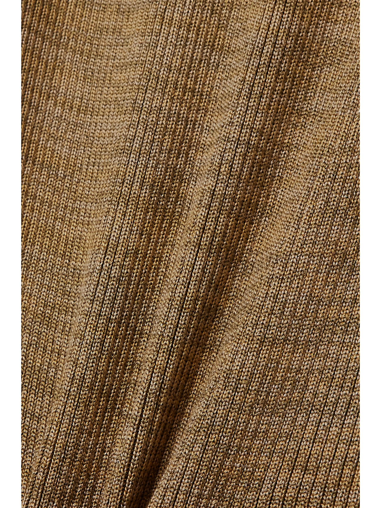 Petar Petrov Felia Button-embellished Ribbed Silk Midi Dress In Neutrals