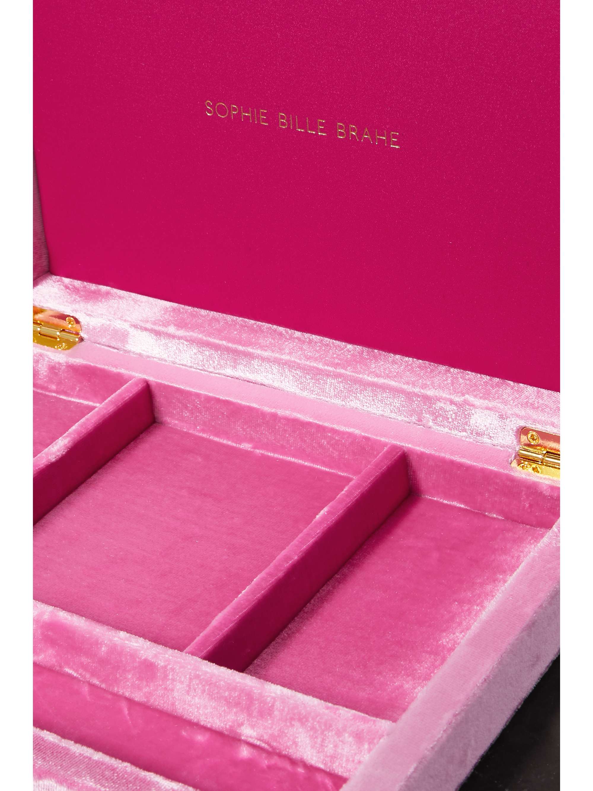 SOPHIE BILLE BRAHE Boîte à bijoux en velours Trésor