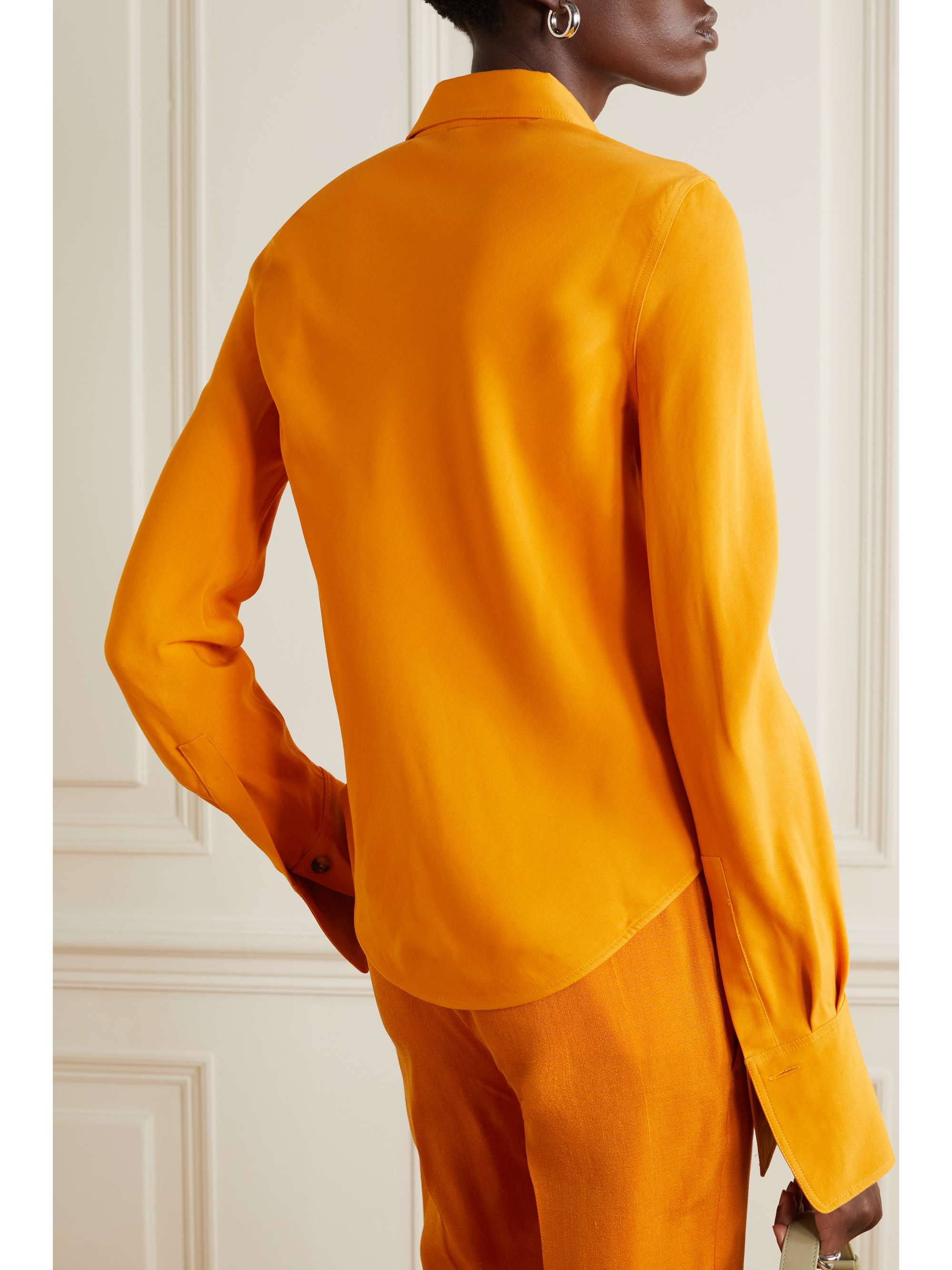 PETAR PETROV Lois twill blouse NETAPORTER