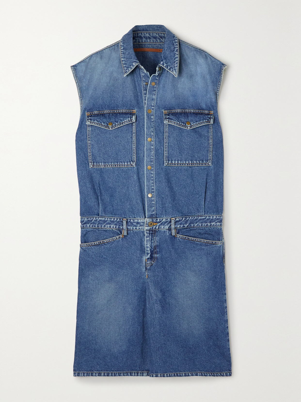 Petar Petrov Alica Denim Shirt Dress