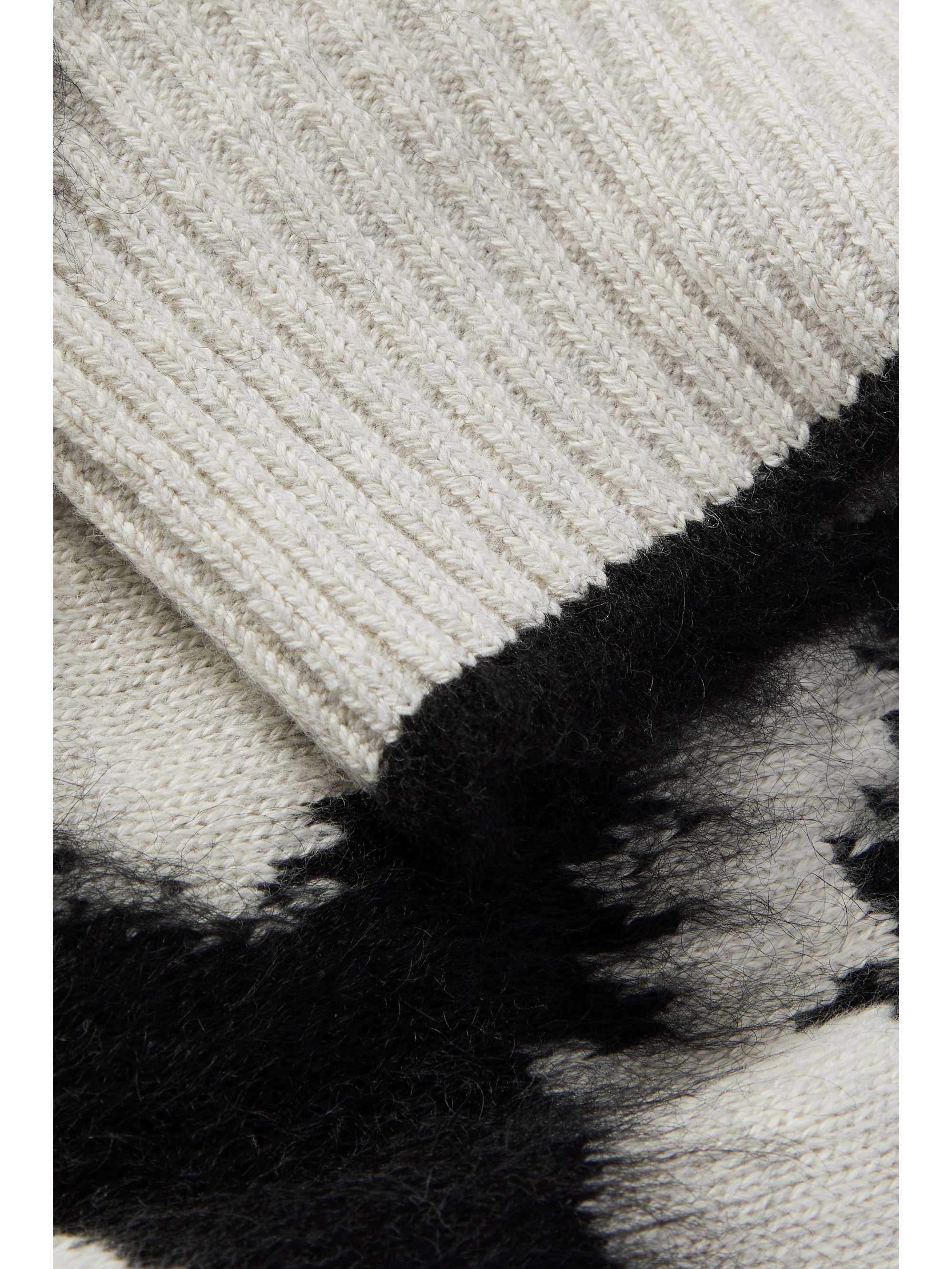VICTORIA BECKHAM Brushed cotton-blend beanie