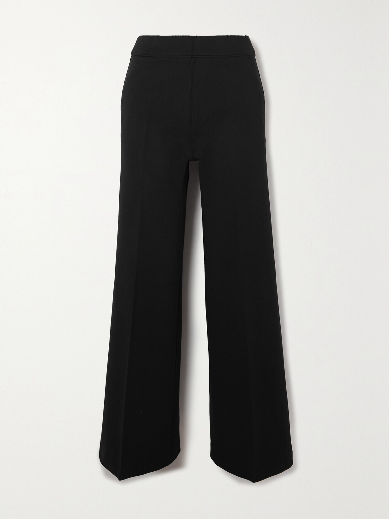 Spanx - Perfect Stretch-ponte Wide-leg Pants - Black