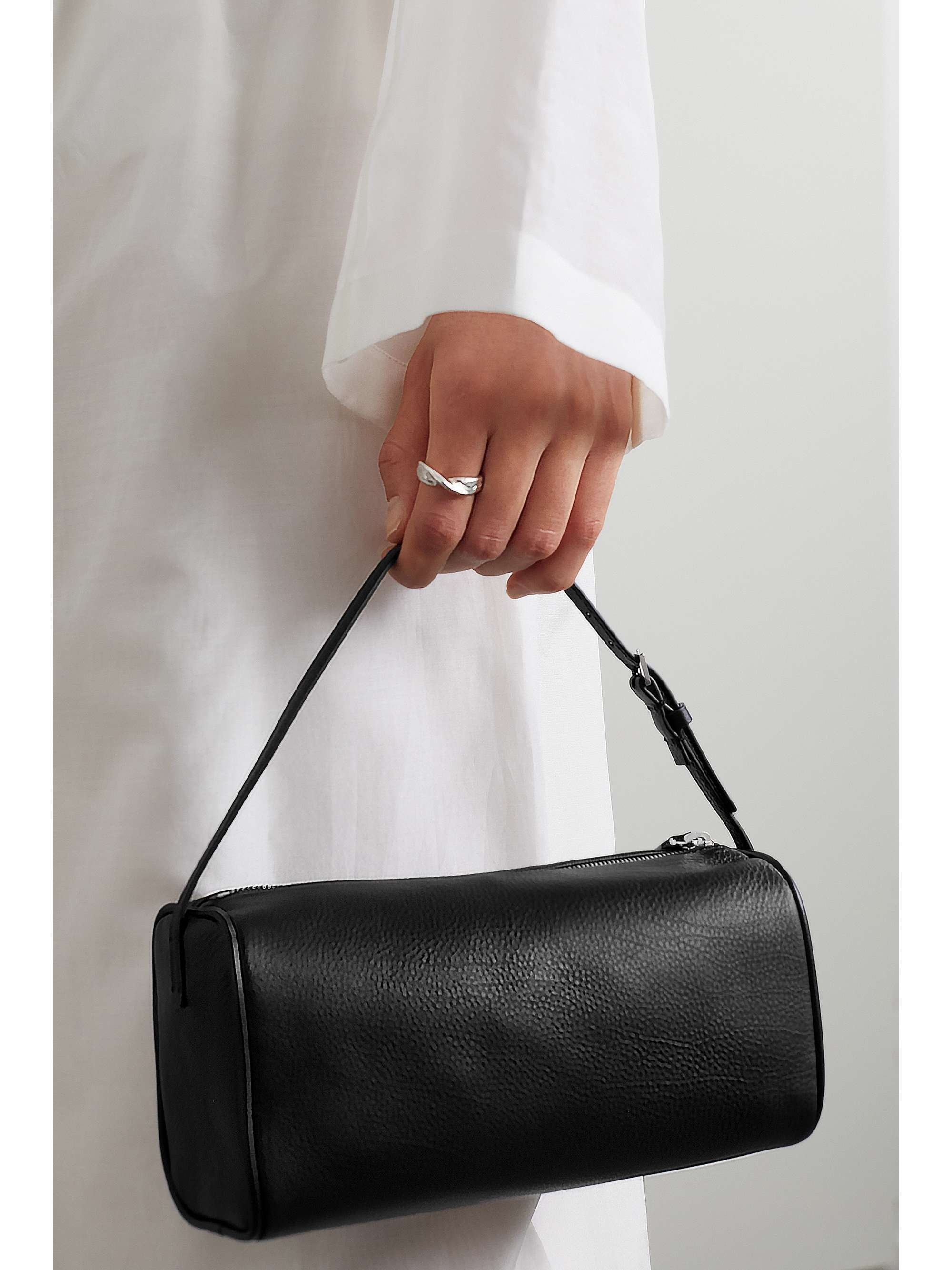 THE ROW 90s small textured-leather tote