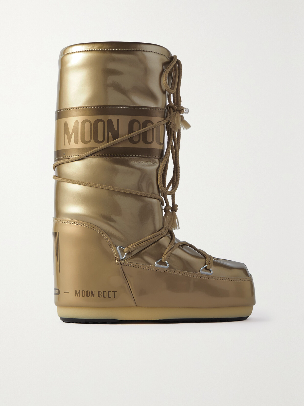 Moon Boot - Icon Metallic Vinyl Boots - Gold