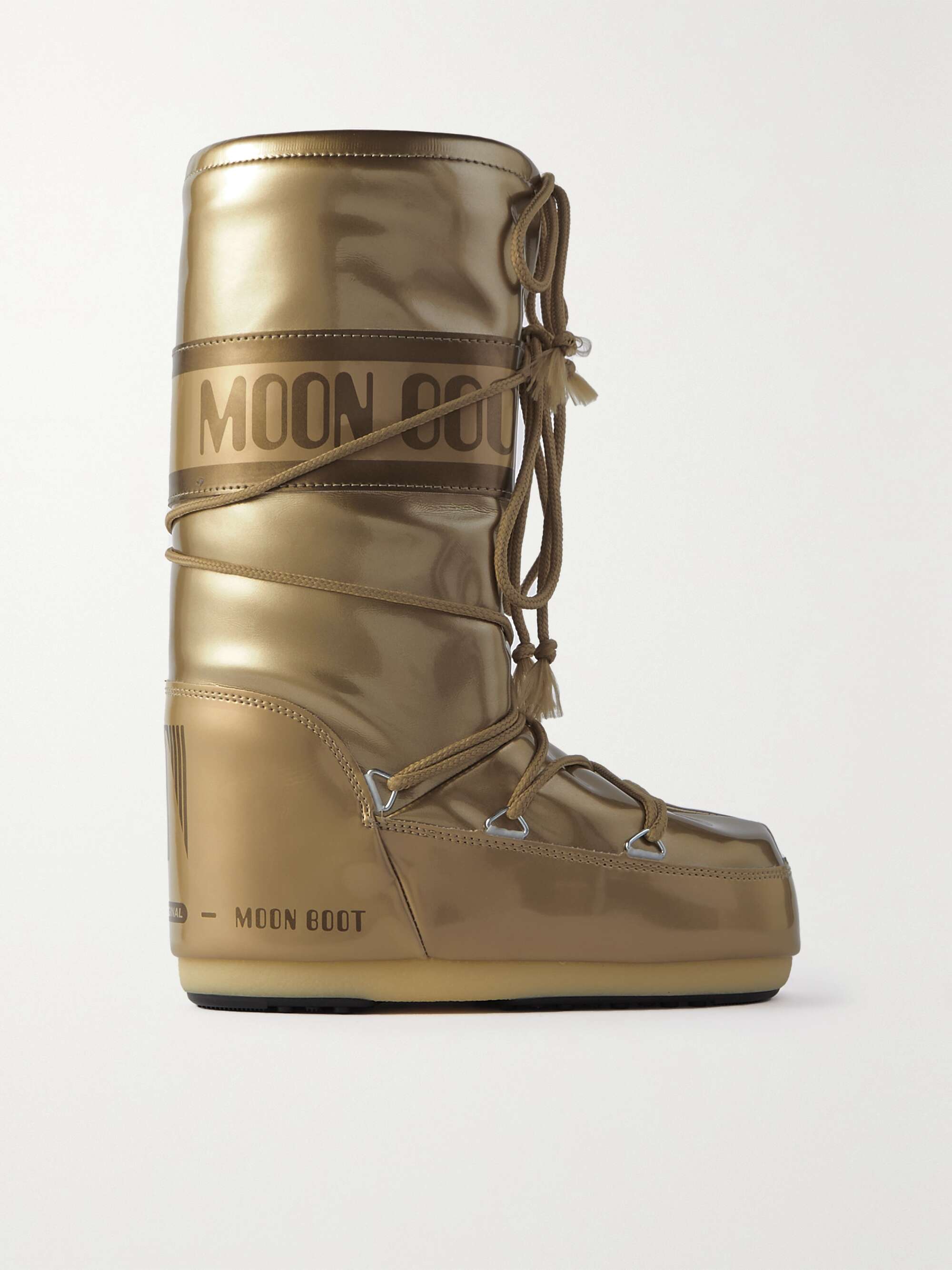 MOON BOOT Icon shell and faux leather snow boots