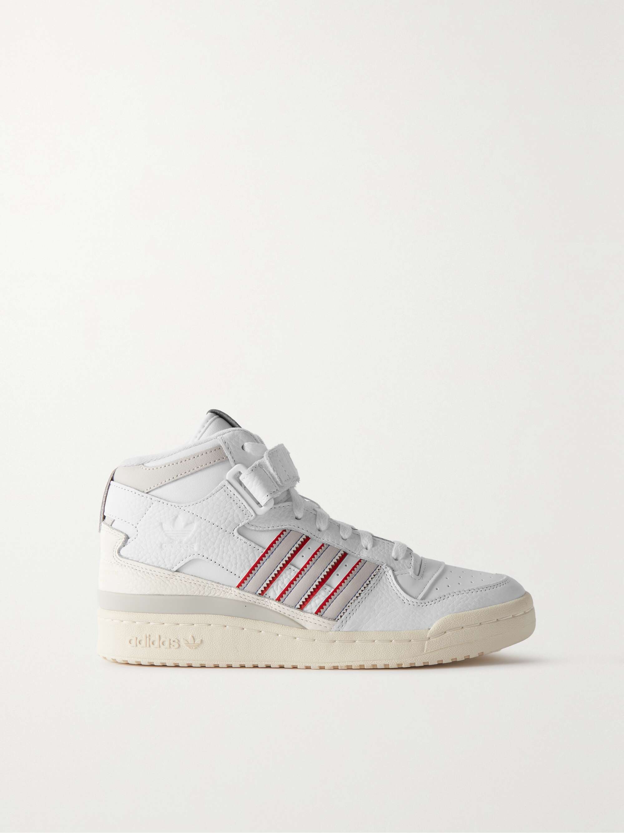 ADIDAS ORIGINALS Forum Mid leather high-top sneakers | NET-A-PORTER