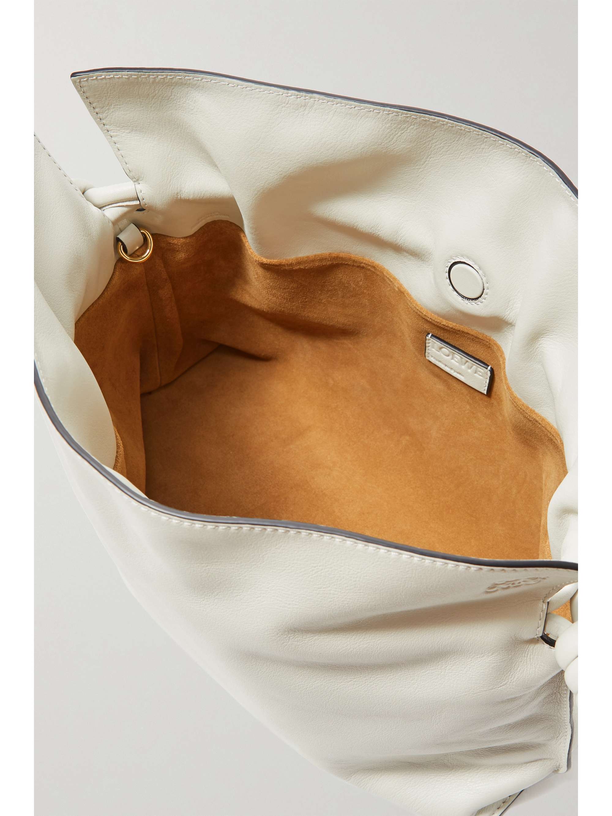 LOEWE Flamenco leather clutch