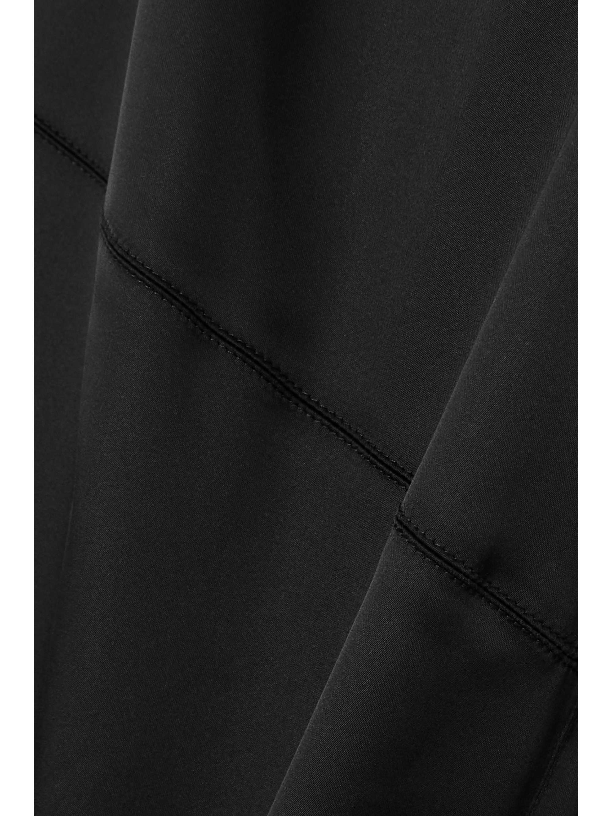 JW ANDERSON Asymmetric twist-front cutout satin dress