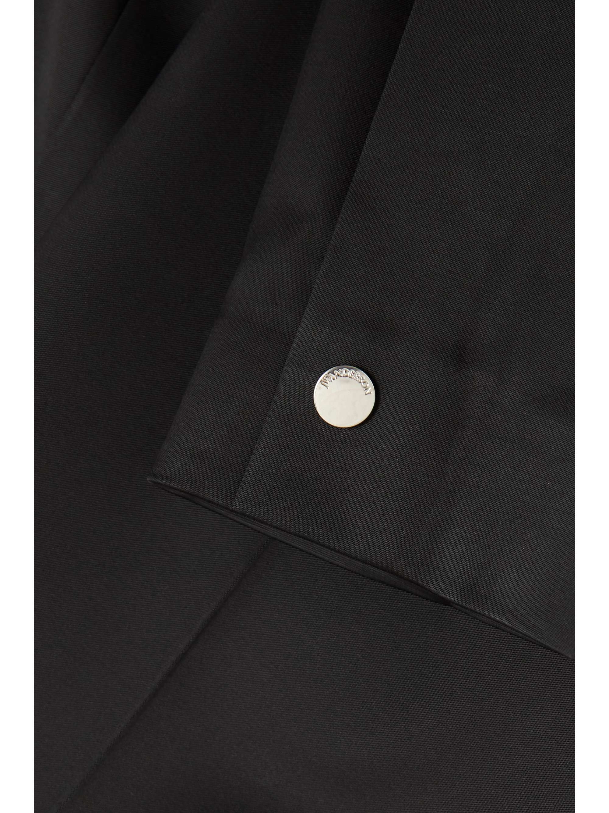 JW ANDERSON Satin-trimmed twill pants