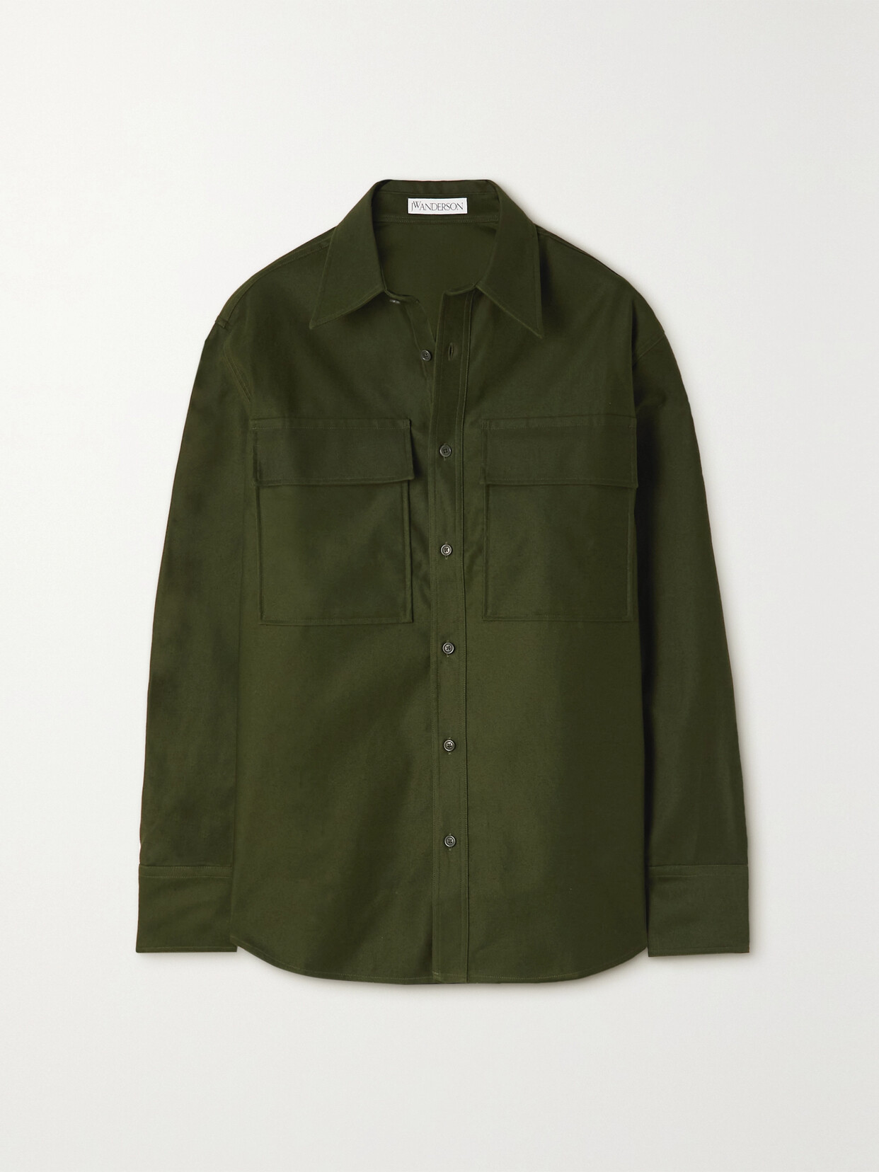 JW Anderson - Printed Cotton Shirt - Green