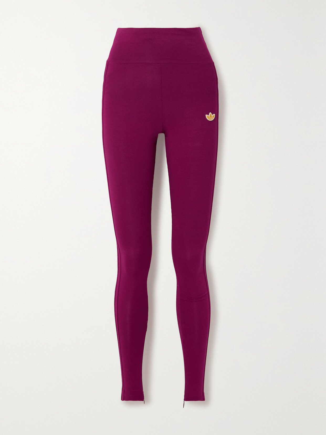 ADIDAS ORIGINALS CLASS OF '72 APPLIQUÉD STRETCH-COTTON JERSEY LEGGINGS