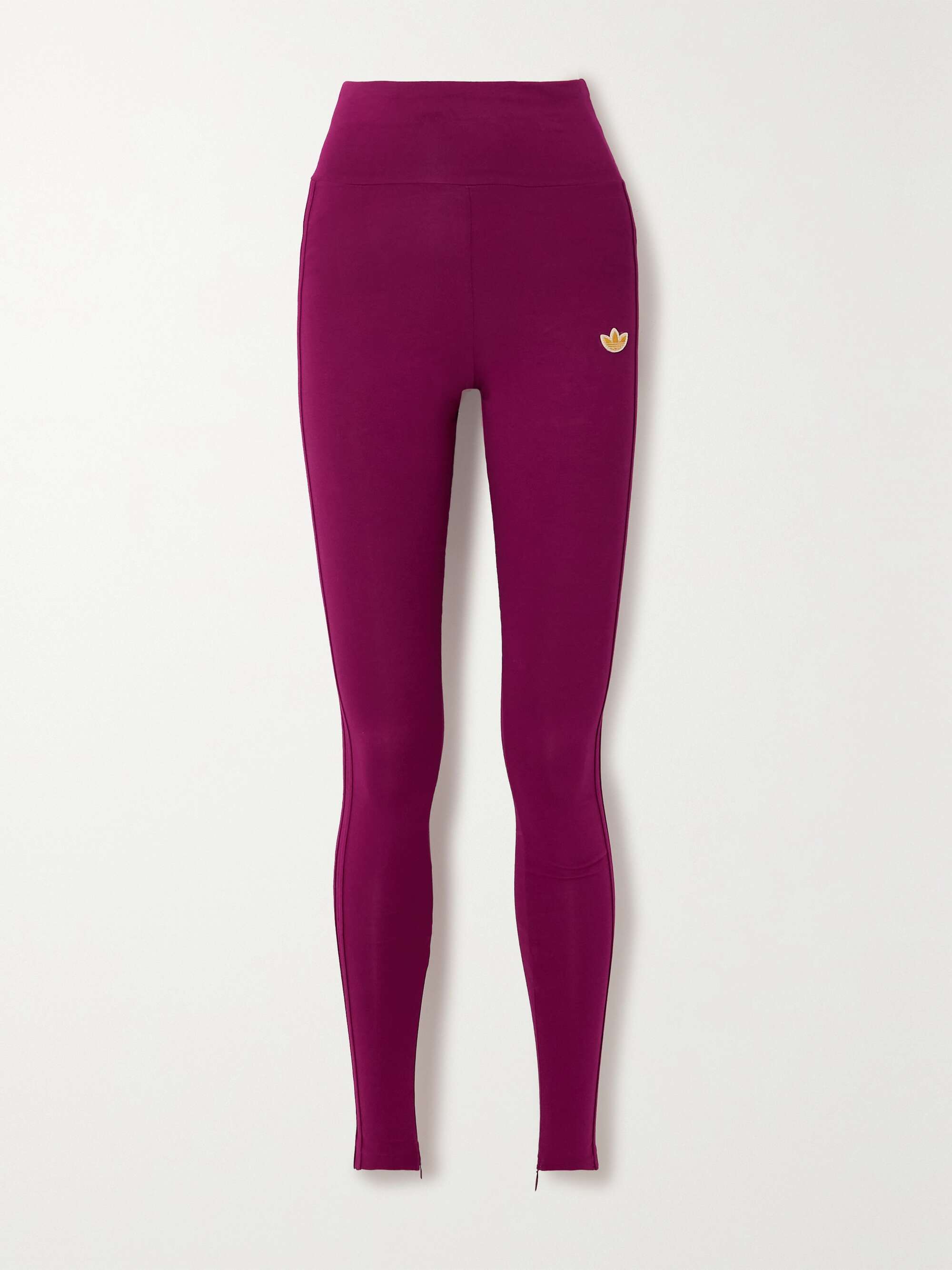 ADIDAS ORIGINALS Class of '72 appliquéd stretchcotton jersey leggings NETAPORTER
