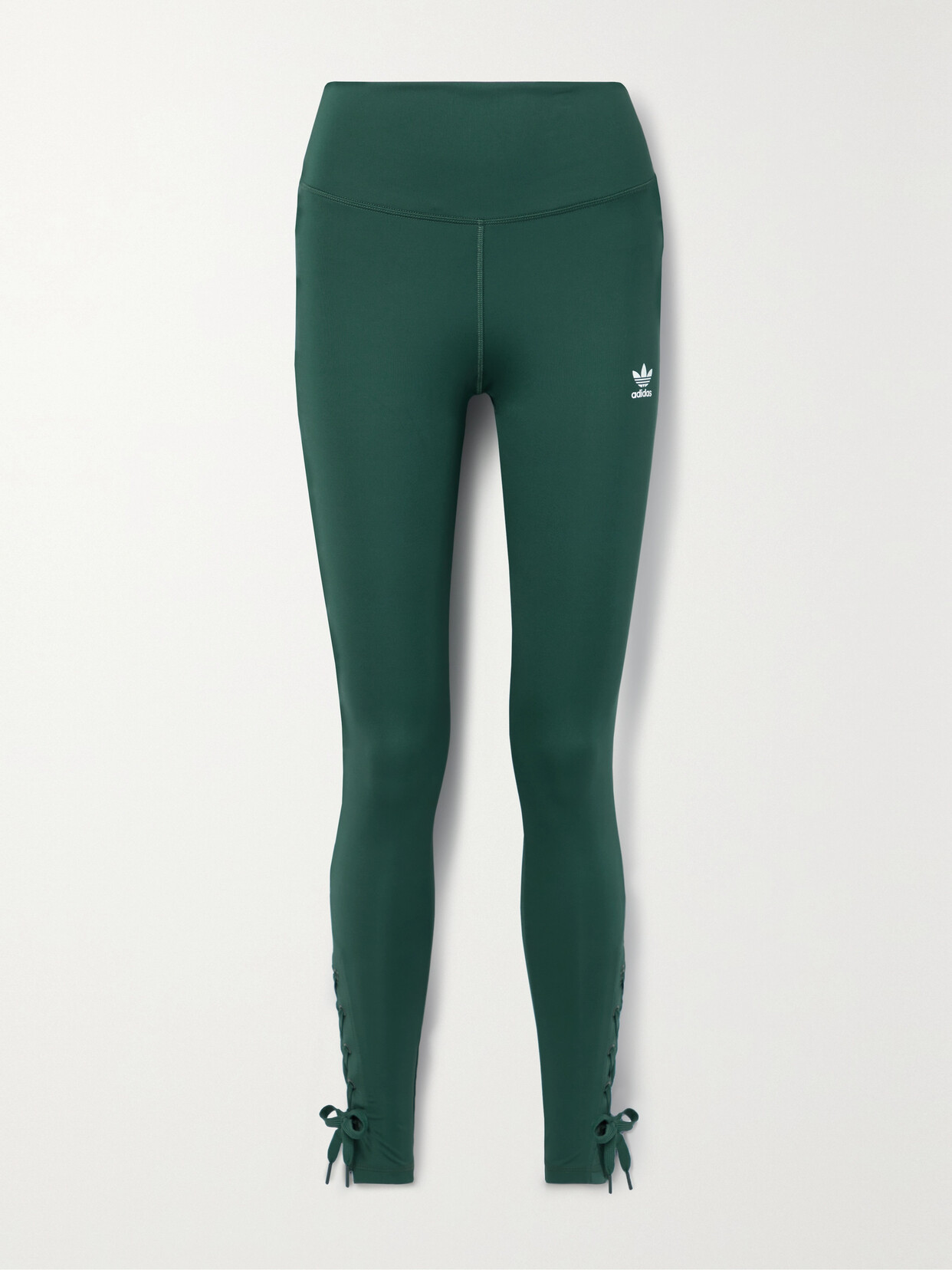 adidas Originals - Always Original Tie-detailed Stretch-recycled Leggings - Green