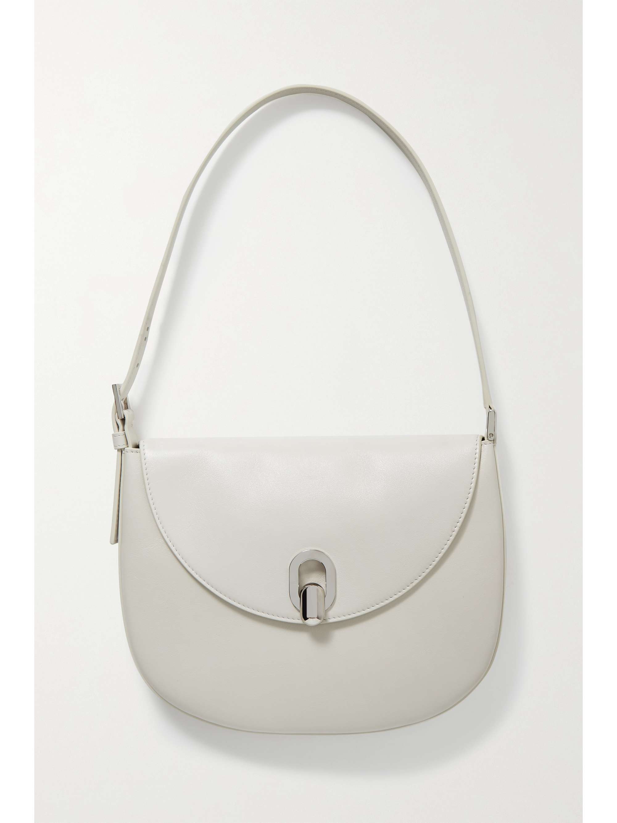 White Tondo small leather shoulder bag | SAVETTE | NET-A-PORTER