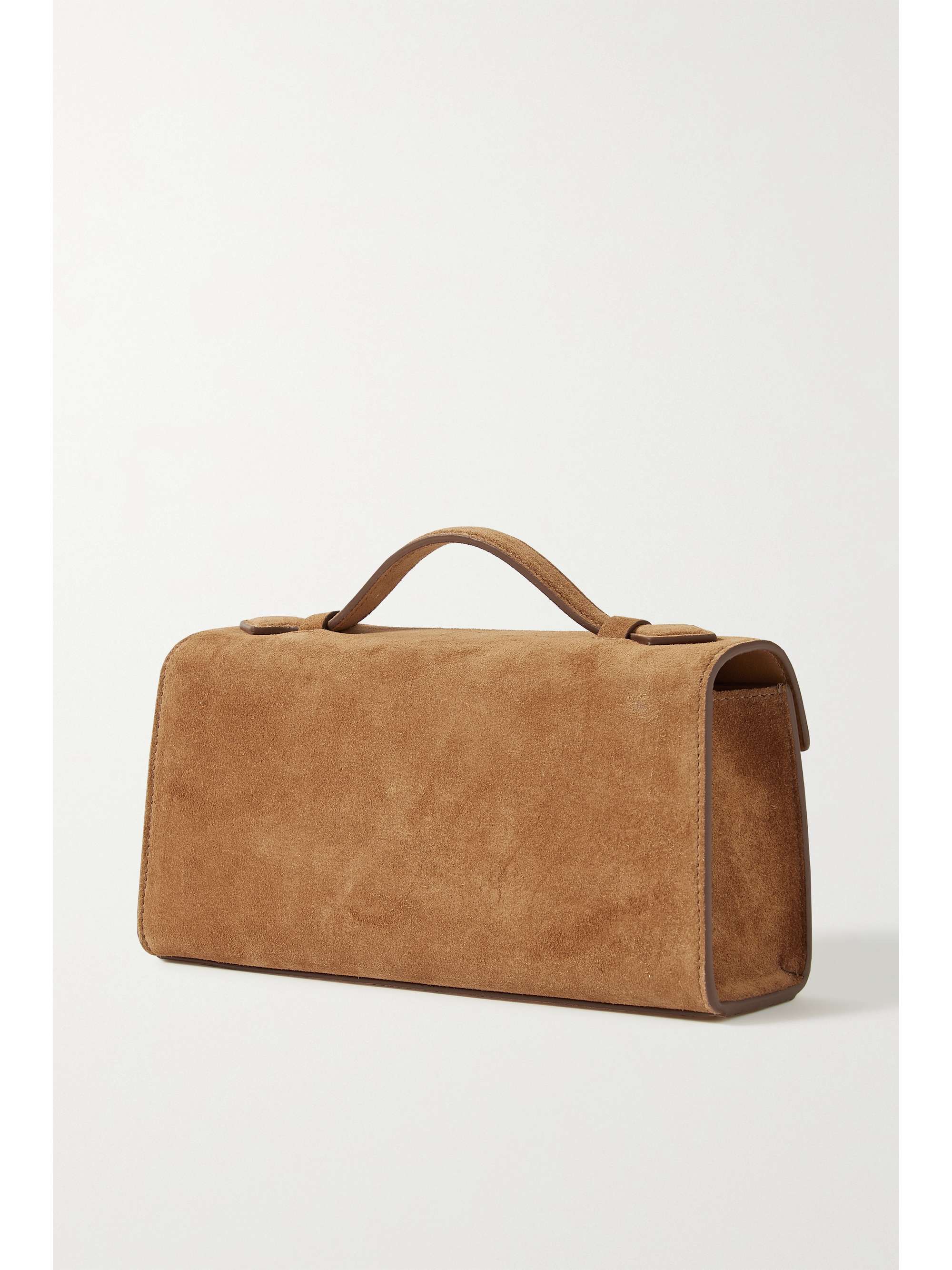 SAVETTE Symmetry Pochette suede tote