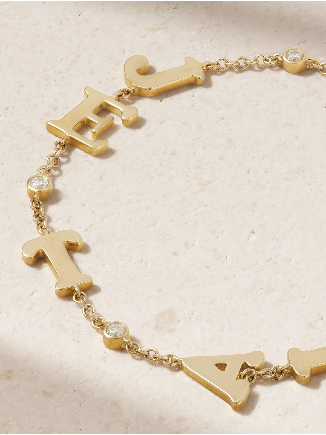 Yvonne Léon Je T'aime 9-karat Gold Diamond Bracelet In Gold
