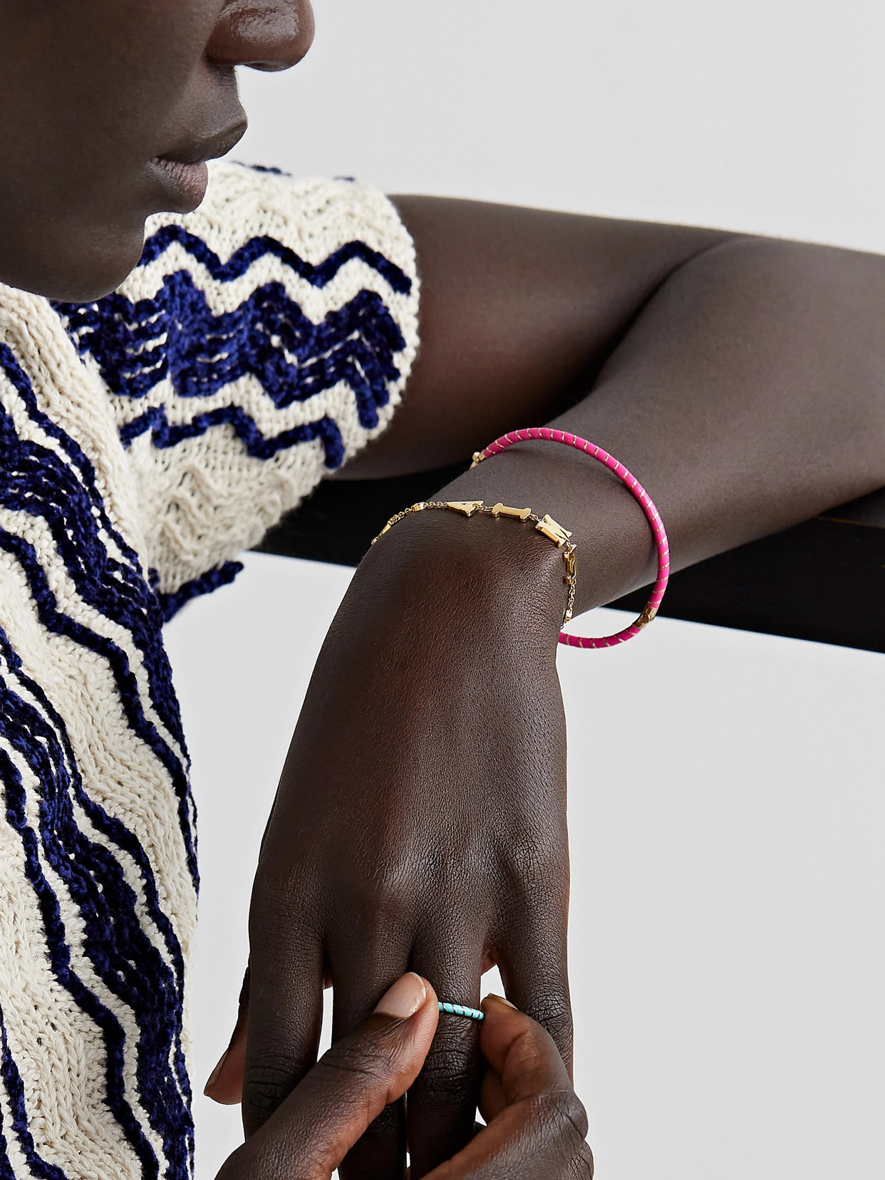 Yvonne Léon Je T'aime 9-karat Gold Diamond Bracelet In Gold
