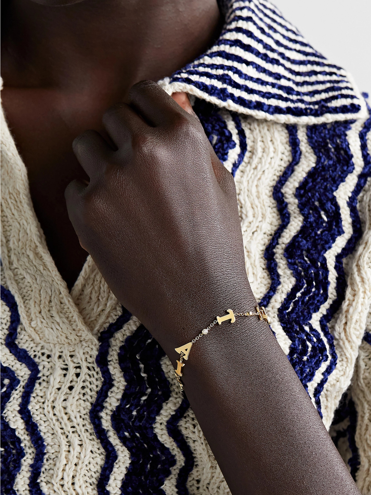 Yvonne Léon Je T'aime 9-karat Gold Diamond Bracelet In Gold