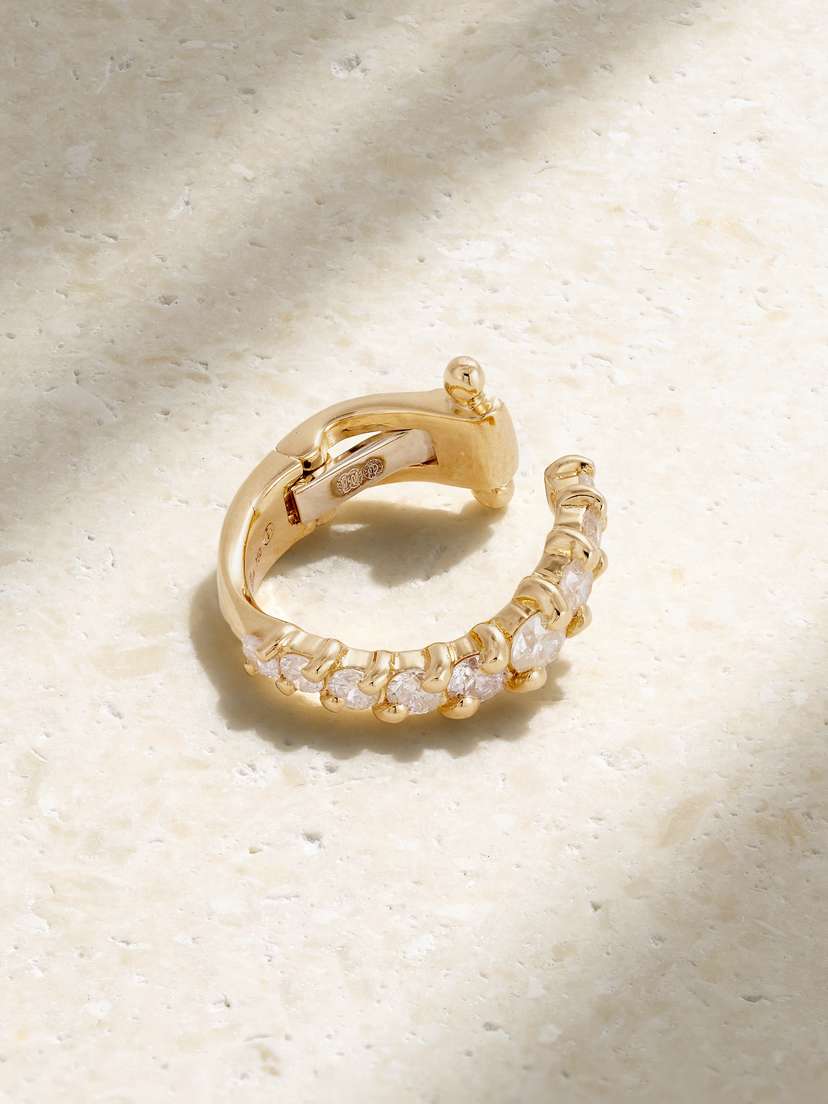 Yvonne Léon 18-karat Gold Diamond Ear Cuff