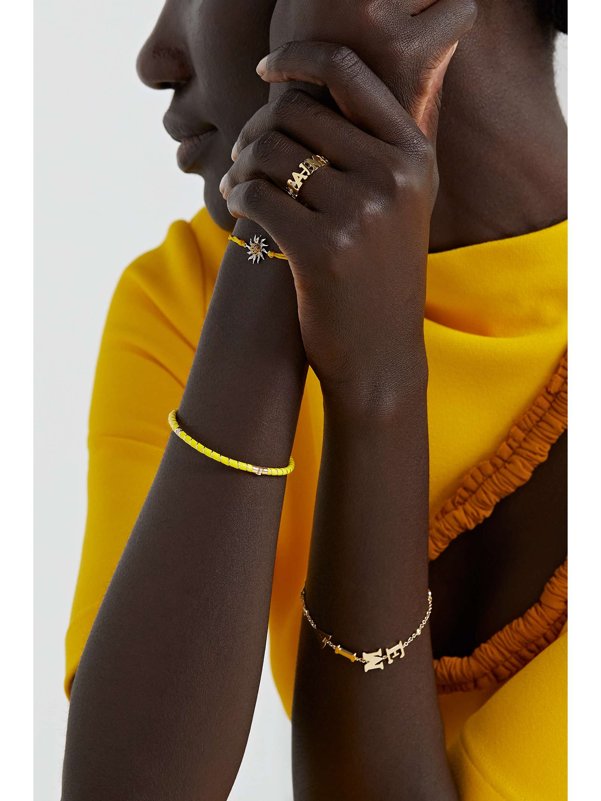 YVONNE LÉON Je t'aime 9-karat gold diamond ring