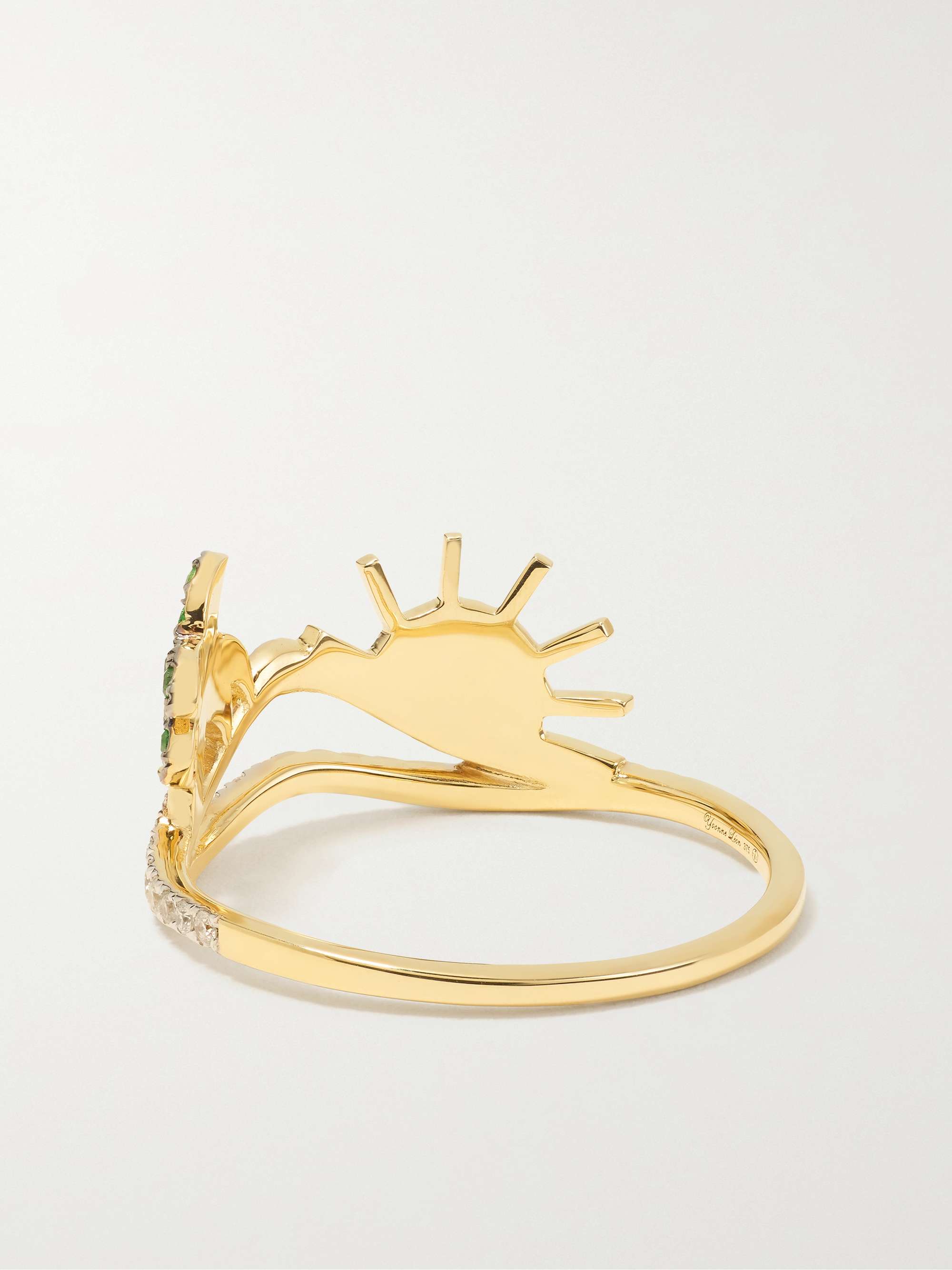 YVONNE LÉON 9-karat gold multi-stone ring